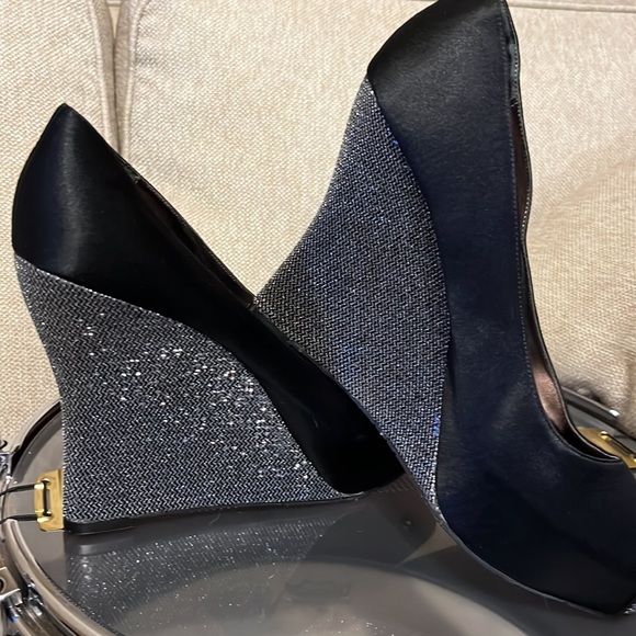 Nina Shoes evening wedges 8.5M - Picture 4 of 16